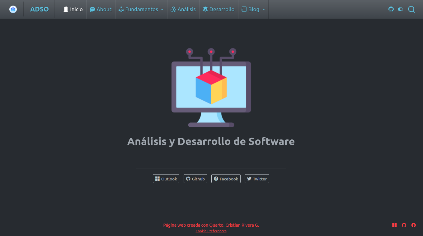 Sitio Web ADSO