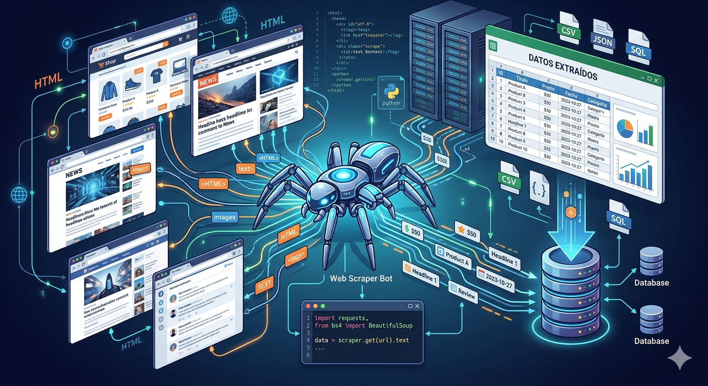 Web Scraping con Python y Scrapy